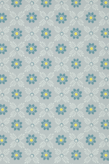 Ditsy Block - Bone China Blue